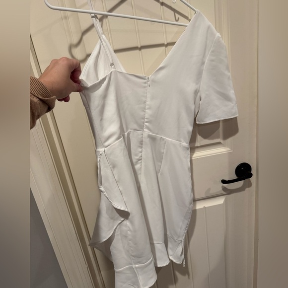 TCEC one shoulder white dress - Picture 3 of 4